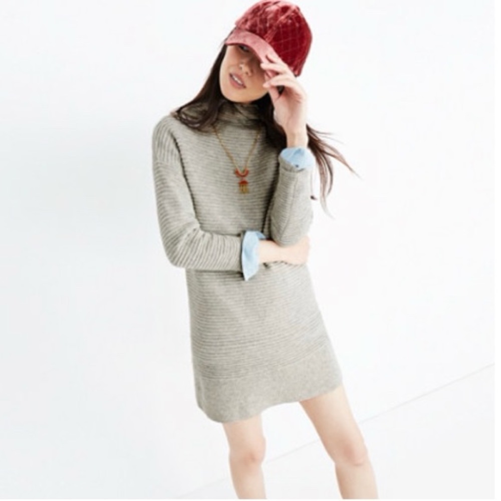 - SOLD - Madewell Skyscraper Sweater Dress Size M - Picture 7 of 12